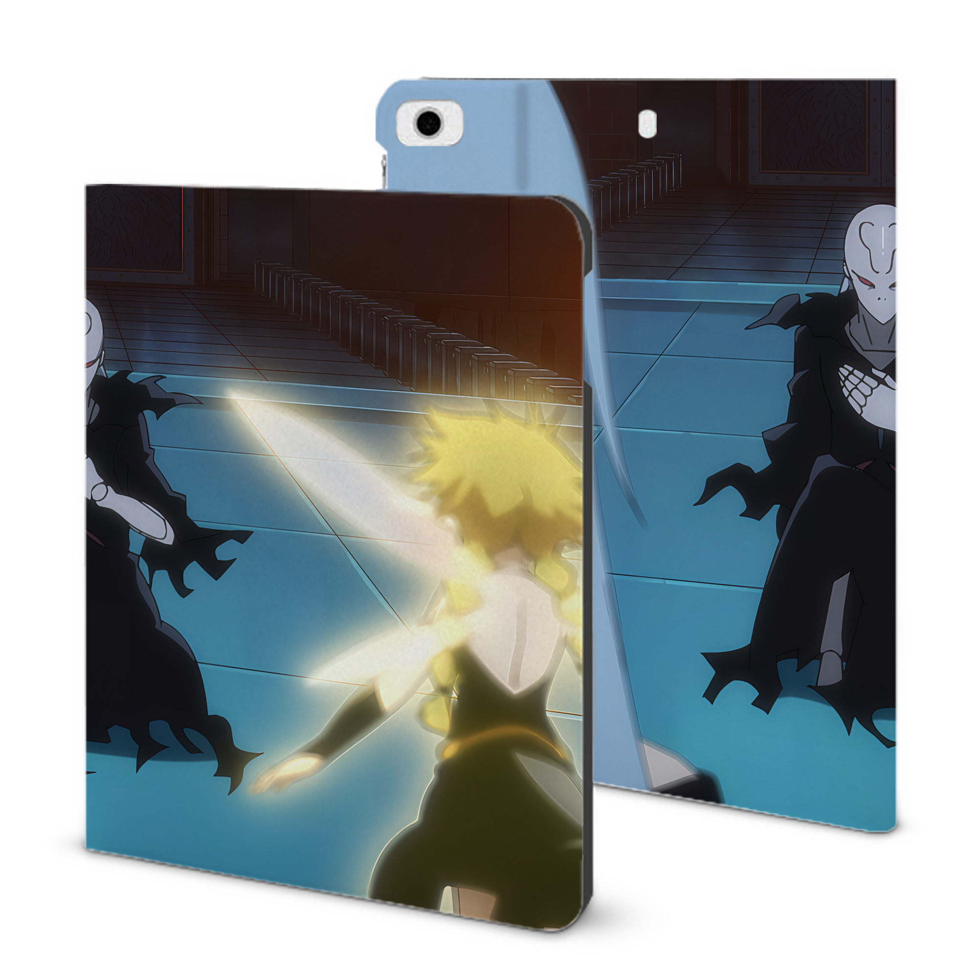 （画像用） 転スラ Regarding Reincarnated to Slime IPad ケース ブック型 PUレザー TPU 耐衝撃 軽量 薄型 ペン収納なし 全面保護 IPad 各モデル対応
